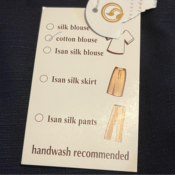 Chitralada Navy and Multicolor Patterned Women's Top - Picture 4 of 8